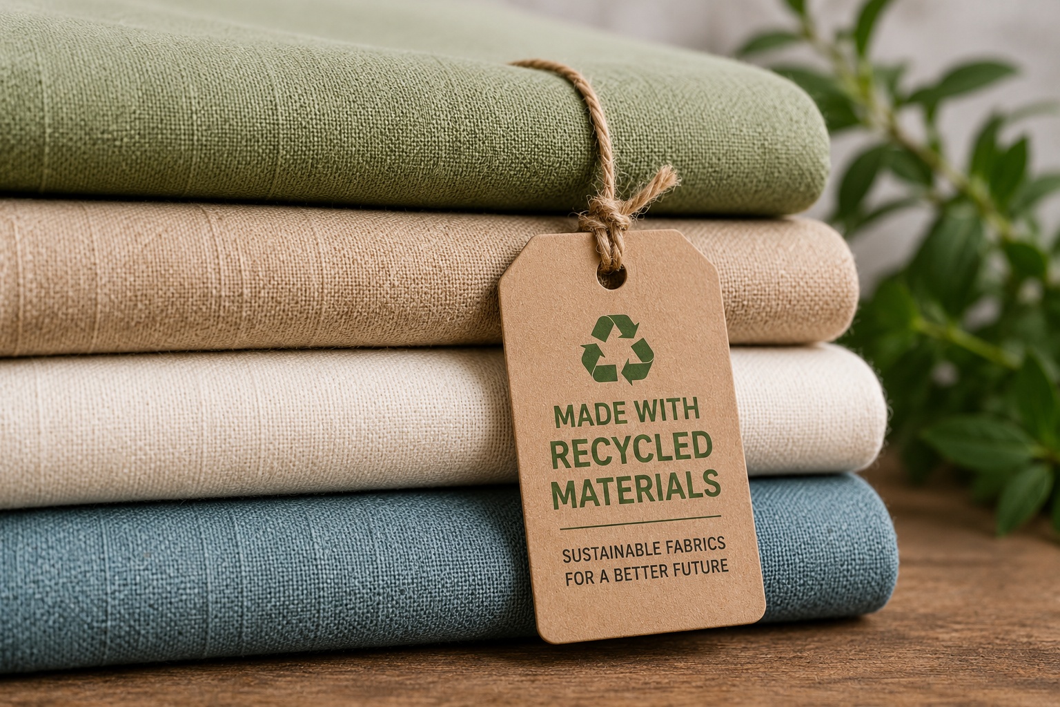 Hemp linen bamboo fabric material